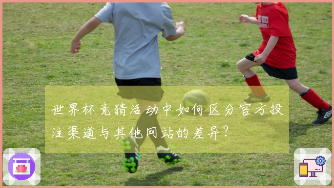 世界杯竞猜活动中如何区分官方投注渠道与其他网站的差异？